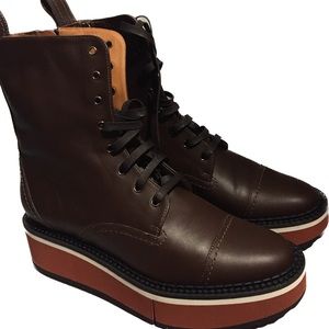 Robert Clergerie British Brown Leather boot (size 36.5 / 6.5) NWT